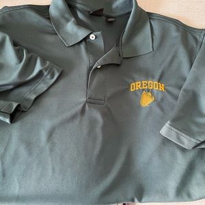 Oregon ducks green polo shirt. Short sleeve XL. Like new condition